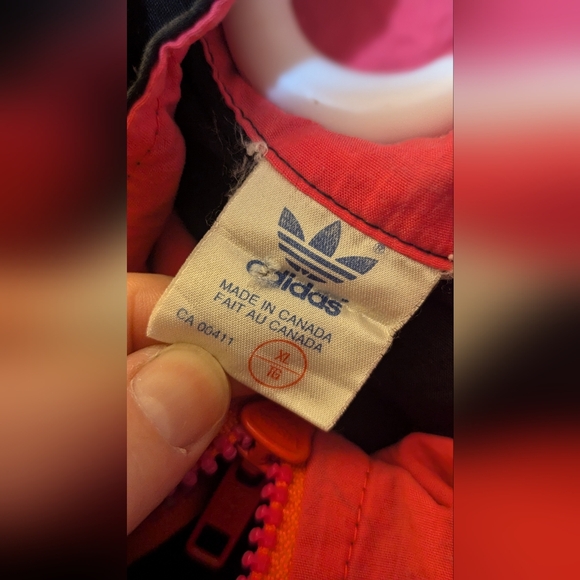 Vintage Y2K Adidas windbreaker unisex sz XL - Picture 5 of 6